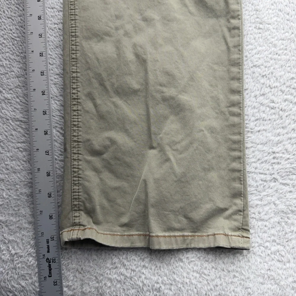 Tommy Bahama Boracay Men 42x32 Olive Green Straight 5-Pocket Chino Pants Stretch